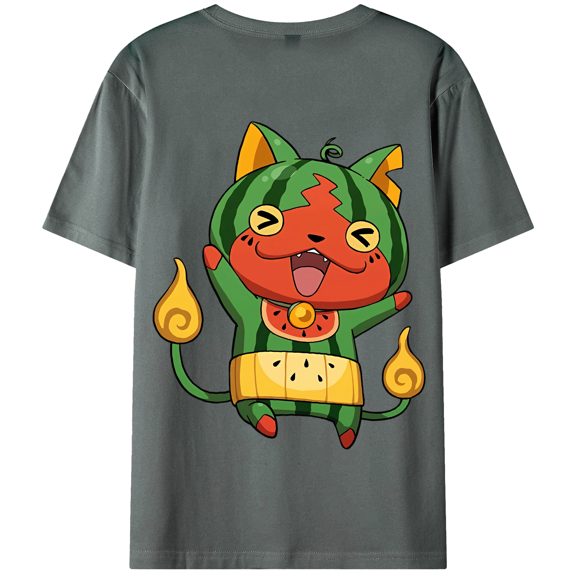 （画像用） 妖怪ウォッチ Yo-kai Watch 綿100％半袖Tシャツ（背面プリント）
